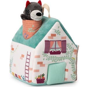 Maisons du loup et des 3 petits cochons