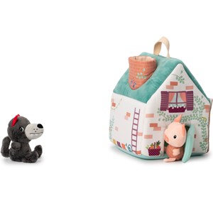 Maisons du loup et des 3 petits cochons