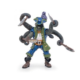 Figurine pirate mutant pieuvre