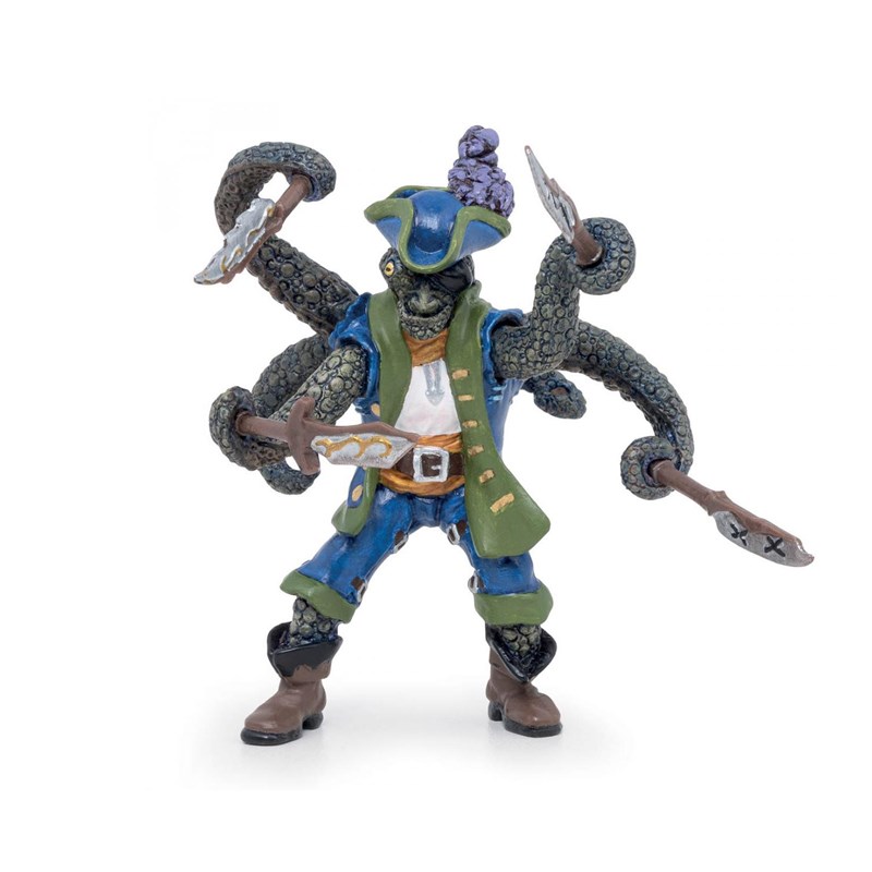 Figurine pirate mutant pieuvre