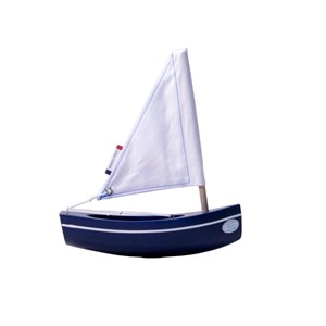 Bateau le bâchi bleu marine 17cm