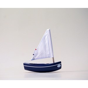 Bateau le bâchi bleu marine 17cm