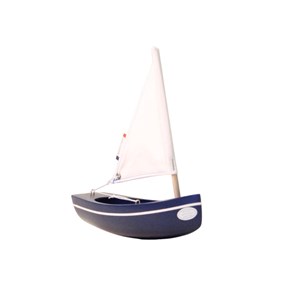 Bateau le bâchi bleu marine 17cm