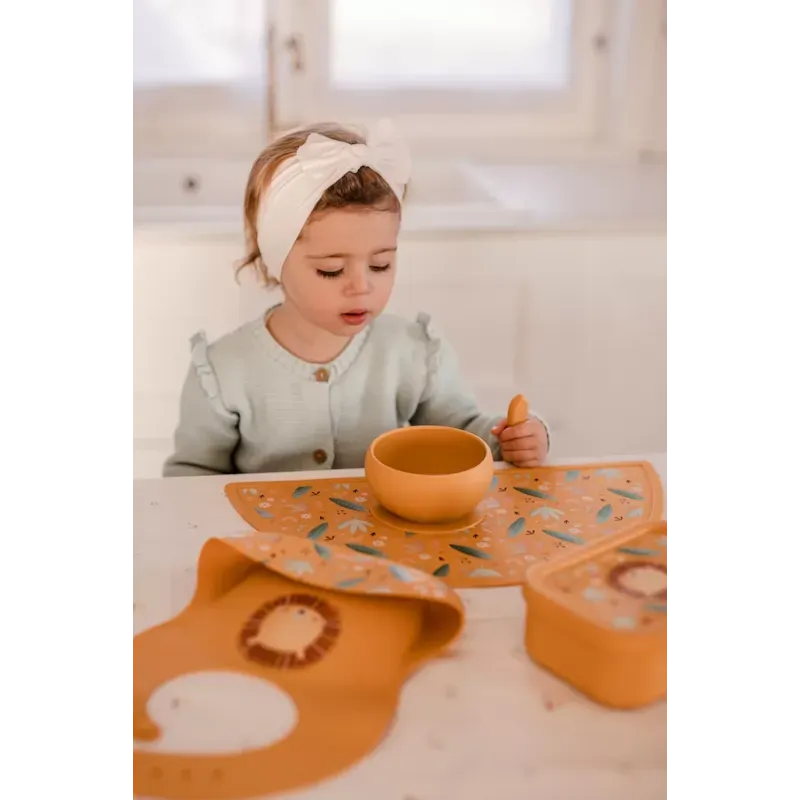 Set de table en silicone gnawy le paress (Sassi Junior) - Image 1