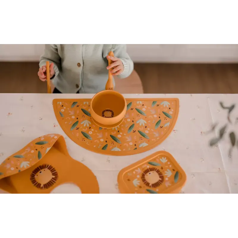 Set de table en silicone gnawy le paress (Sassi Junior) - Image 2