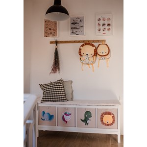 Boîte de rangement carrée chompy le li