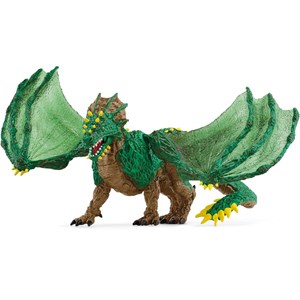 Figurine dragon de la jungle