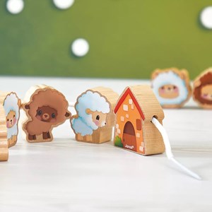 Perles à enfiler moutons