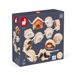 Perles à enfiler moutons