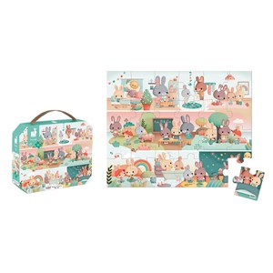 Puzzle une journée 24 pcs