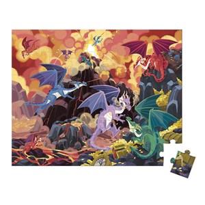 Puzzle terre de dragons 54 pcs