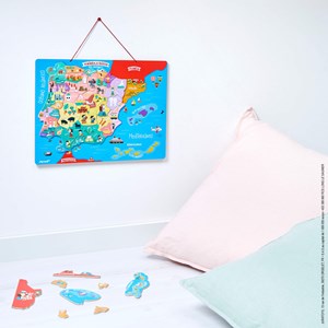Puzzle carte péninsule ibérique magné