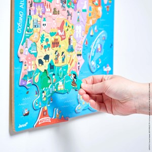 Puzzle carte péninsule ibérique magné