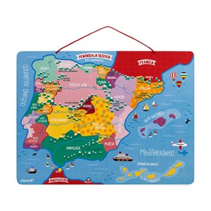 Puzzle carte péninsule ibérique magné