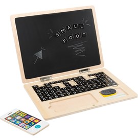 Ordinateur portable en bois