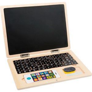 Ordinateur portable en bois