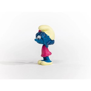 Figurine schtroumpfette avec une fleur