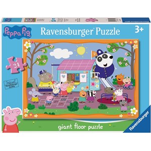 Puzzle géant le club de peppa pig 24 pc