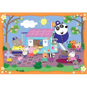 Puzzle géant le club de peppa pig 24 pc