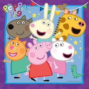 Puzzle peppa pig 3x49 pcs