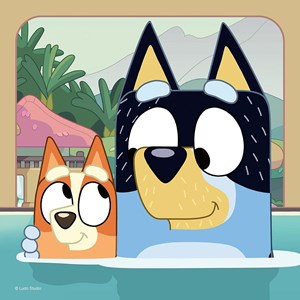 Puzzle les aventures de bluey 3x49 pcs