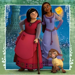 Puzzle asha disney wish 3x49 pcs