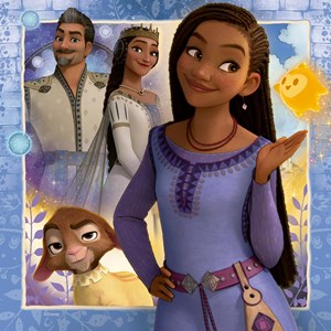 Puzzle asha disney wish 3x49 pcs