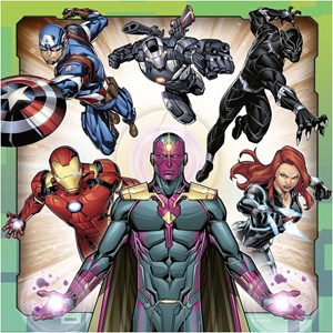 Puzzle les puissants avengers 3x49 pcs