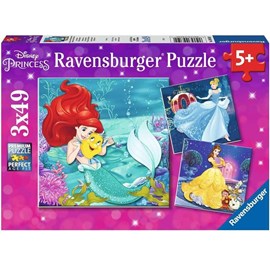 Puzzle aventure des princesses disney 3x