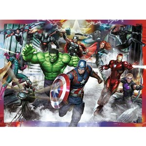 Puzzle grands héros marvel avengers 100