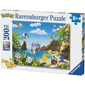 Puzzle attrapez-les tous pokémon 200 pc