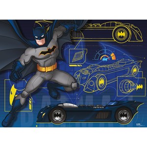 Puzzle la batmobile batman 100 pcs xxl