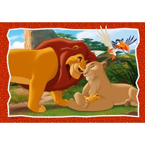 Puzzle l'histoire de la vie le roi lion