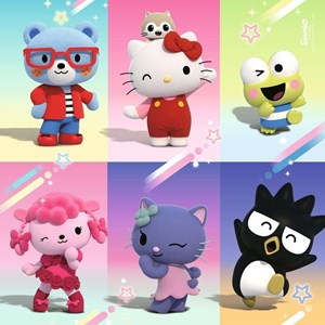 Puzzle hello kitty 3x49 pcs