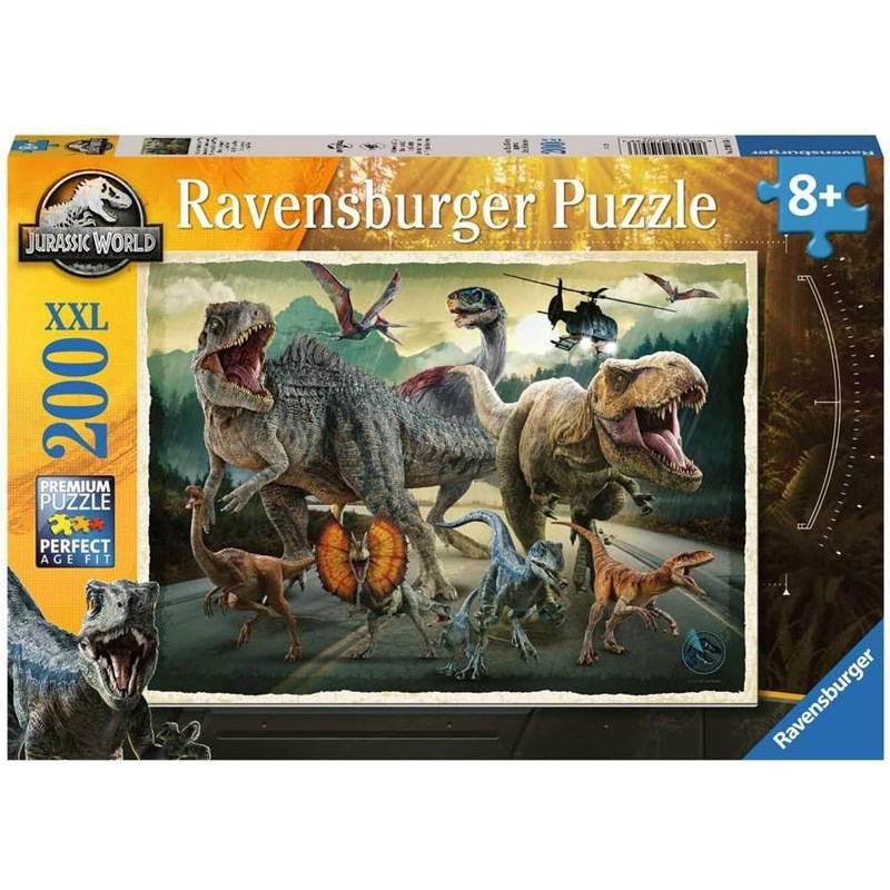 Puzzle l'univers de jurassic world 200 p