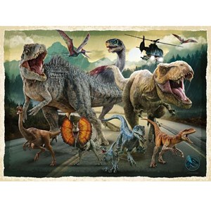 Puzzle l'univers de jurassic world 200 p