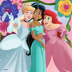 Puzzle girl power disney 3x49 pcs