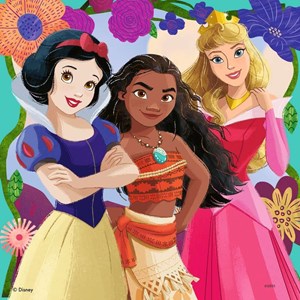 Puzzle girl power disney 3x49 pcs