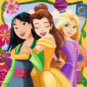 Puzzle girl power disney 3x49 pcs