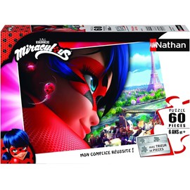 Puzzle miraculous ladybug 60 pièces