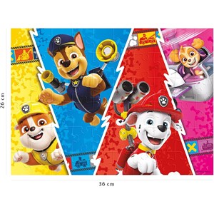 Puzzle la pat'patrouille colorée 60 pcs