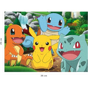 Puzzle les pokémon au parc 60 pcs