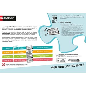 Puzzle les ennemis de batman 100 pcs