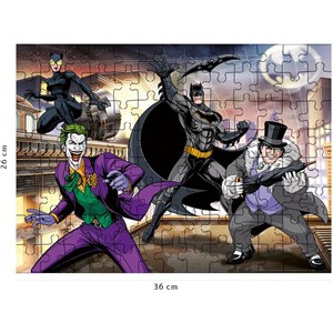 Puzzle les ennemis de batman 100 pcs