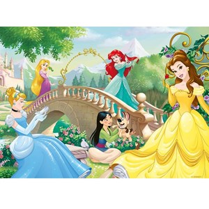 Puzzle après-midi entre princesses disn