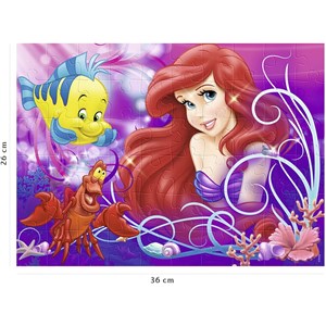 Puzzle jolie petite sirène ariel 60 pcs