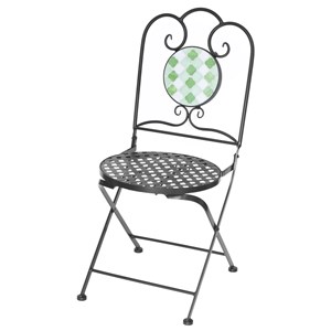 Table passion - chaise cabochon vert