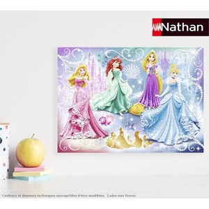 Puzzle princesses étincelantes disney 1