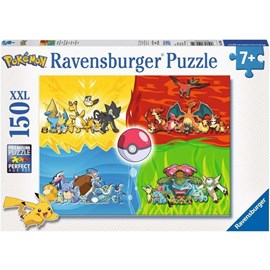 Puzzle différents types de pokémon 150