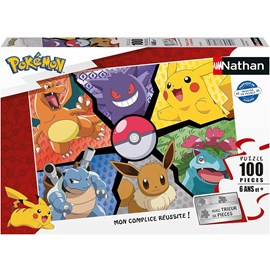 Puzzle pikachu, evoli et compagnie 100 p
